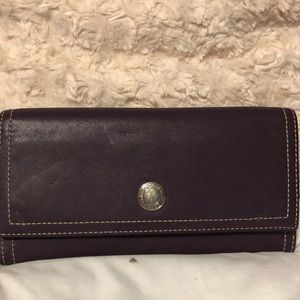 Purple Coach Wallet